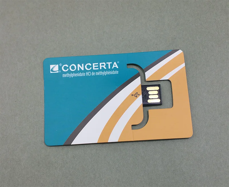 Оптовая продажа рекламный бумажный usb флэш-накопитель пользовательская полная печать usb-карта оптом 1 г 2 4 8