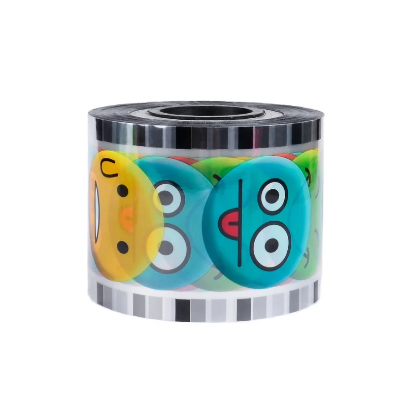 Factory Wholesale Plastic Roll Film Bubble Tea Cup Packaging Clear Flexible PP Plastic Fruit Juice Drinks Sealing Film