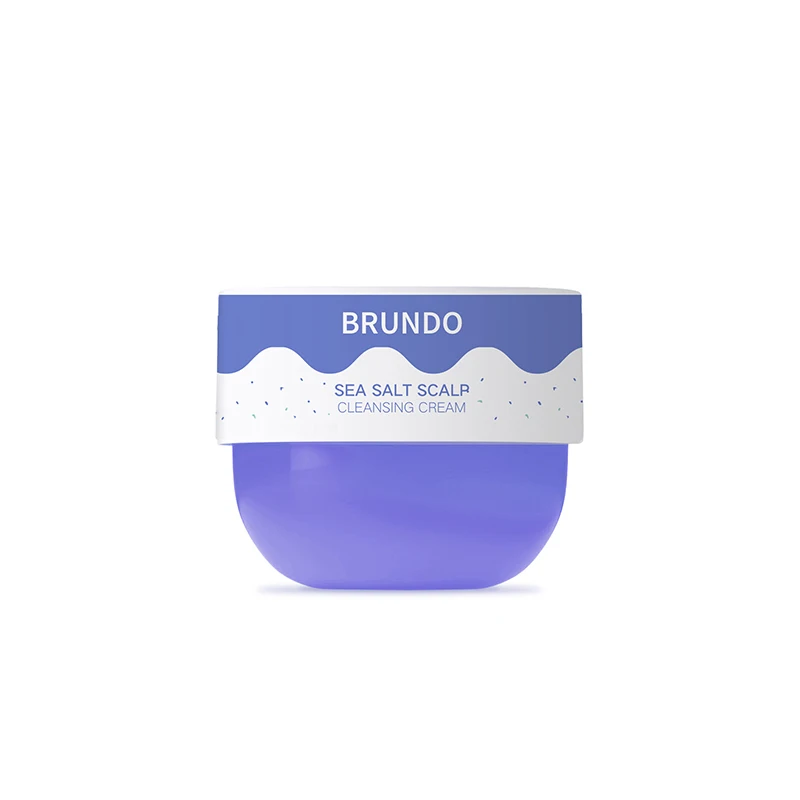 
OEM ODM Factory private label sea salt scalp cleansing cream scalp scrub exfoliator 