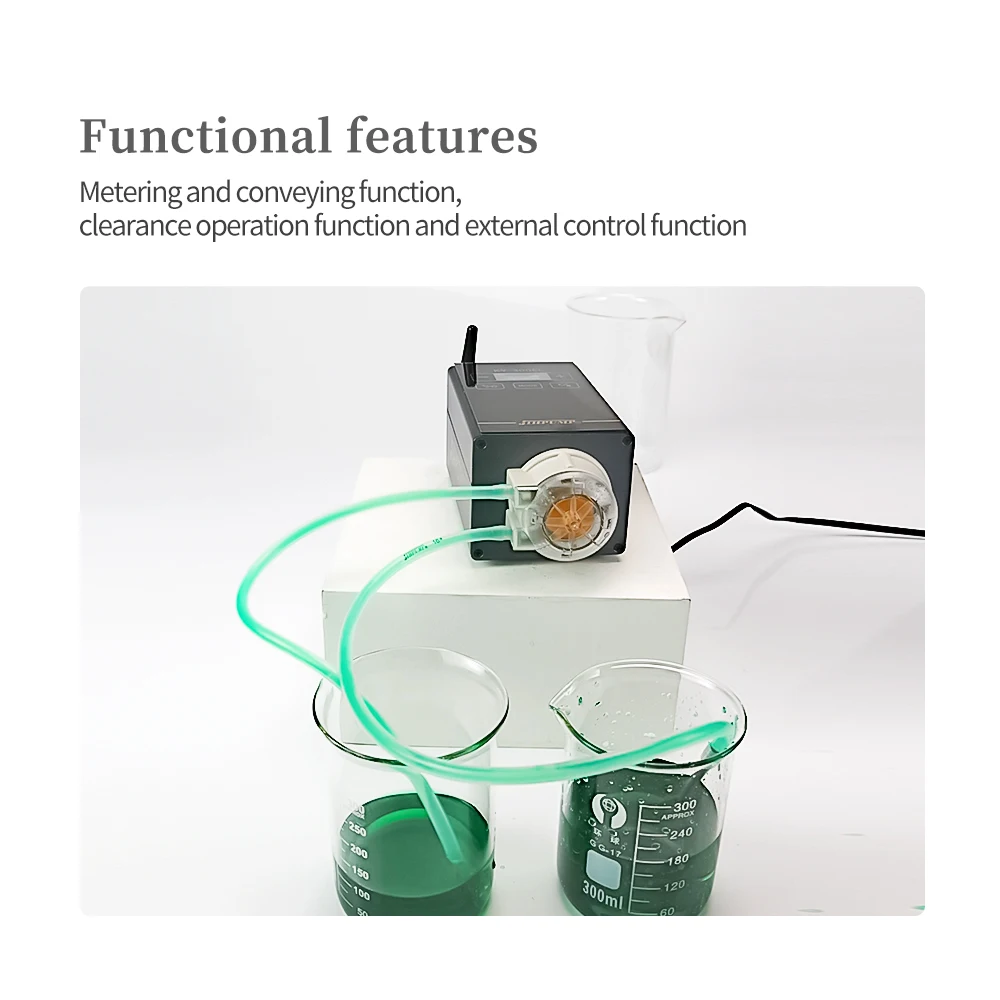 JIHPUMP Cheap Price Small Desktop Peristaltic Pump 100V 220V 900ML for Liquid Dispensing