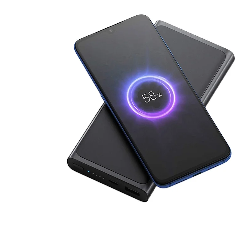 
Xiaomi Wireless Power Bank 10000 мАч Qi Беспроводное зарядное устройство для быстрой зарядки с разъемом USB Type-C Mi Power bank портативный зарядный Дополнительный внешний аккумулятор для телефона 