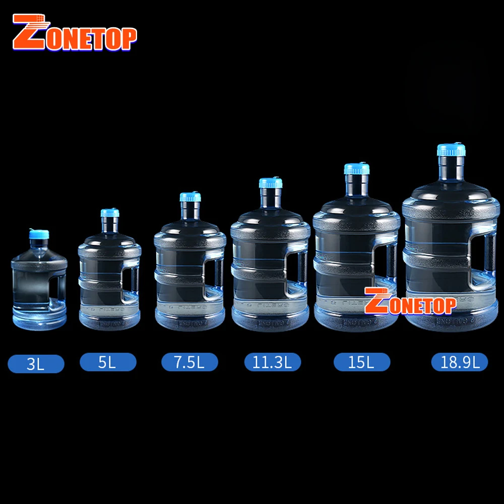 Manufacturer Supply 3 l 5 lt 7.5 lts 11.3 Ltr 15 litre 18.9 Liter Plastic Drinking Mineral Water Bottle