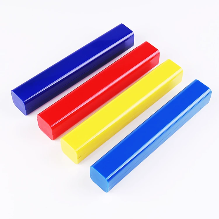 Wholesale Plastic Pencil Case Translucent Candy Color Pencil Case Light Weight Simple Pencil Case