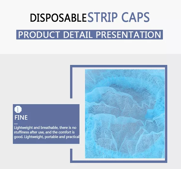 Original manufacturer Disposable Nonwoven Hood Hairnet Breathable PP Hood cover
