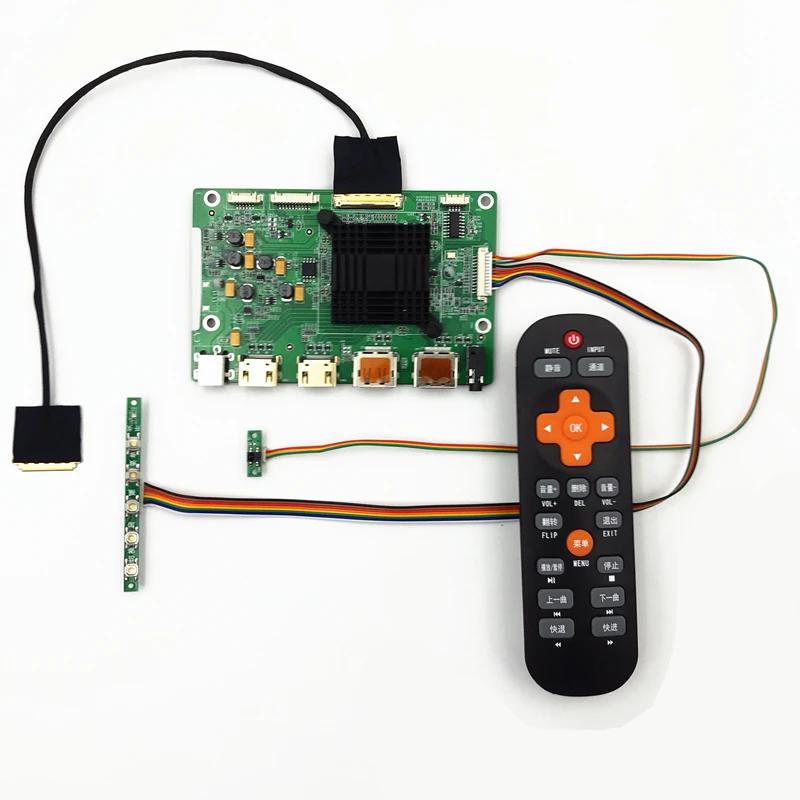 4K LCD controller board RTD 9514 support DP+Audio with Resolution 3840X2160 edp 40 pin 4K 10.1 inch LCD panel TV101QUM-N00