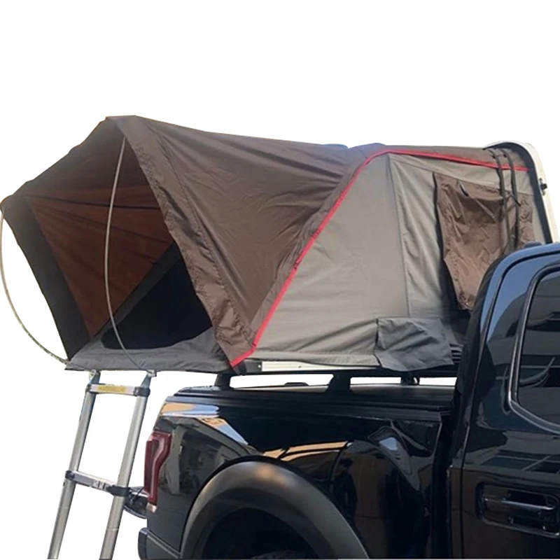 China Manufacture Trailer 4*4 Outdoor Camping Hard Shell Rooftop Tent With Telescopic Ladder