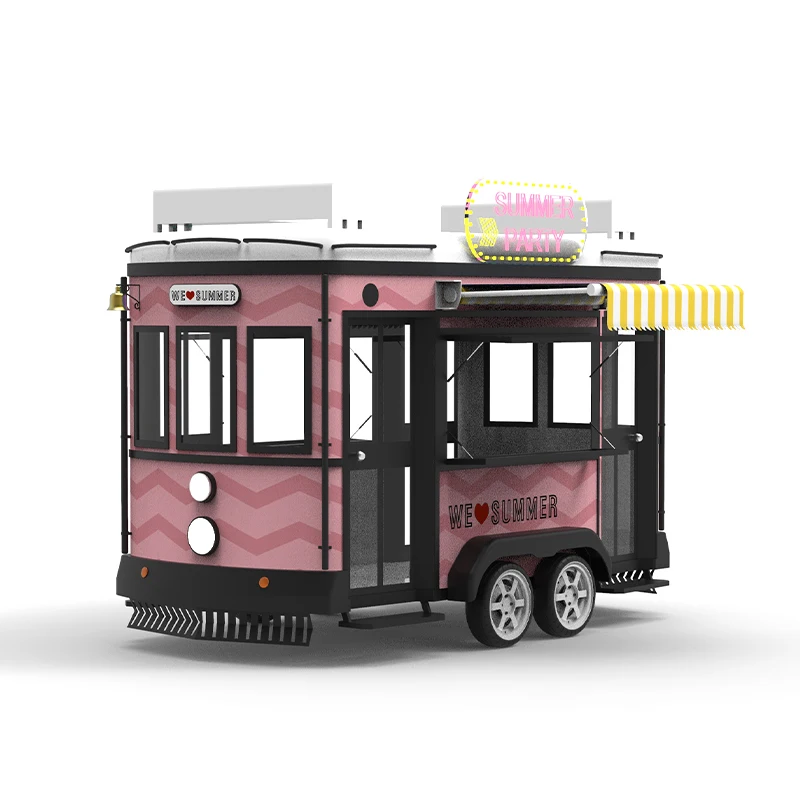 Красивая элегантная фритюрница, торговый Автоприцеп для пива, барбекю, еды, пищевой автомат для продажи, США, 12