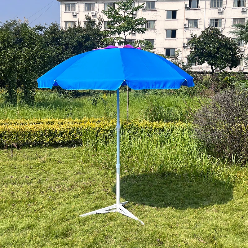 2M Wholesale Customized Stripe Pattern Waterproof Outdoor Beach Parasols Umbrella for Travel Outdoor