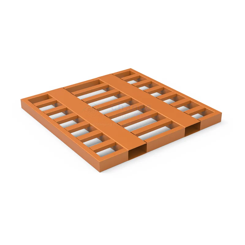 Galvanized Logistics Heavy Duty Warehouse Metal Euro Pallet Selling High Stacking Steel Pallet