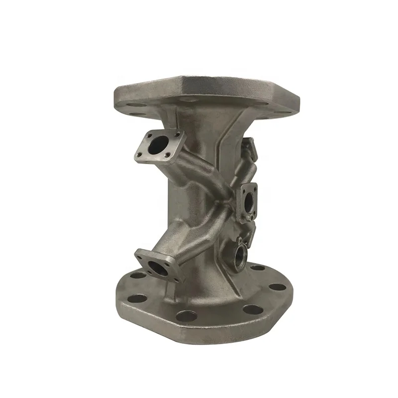 precision lost wax casting manufacturer gas flange flow meter housing