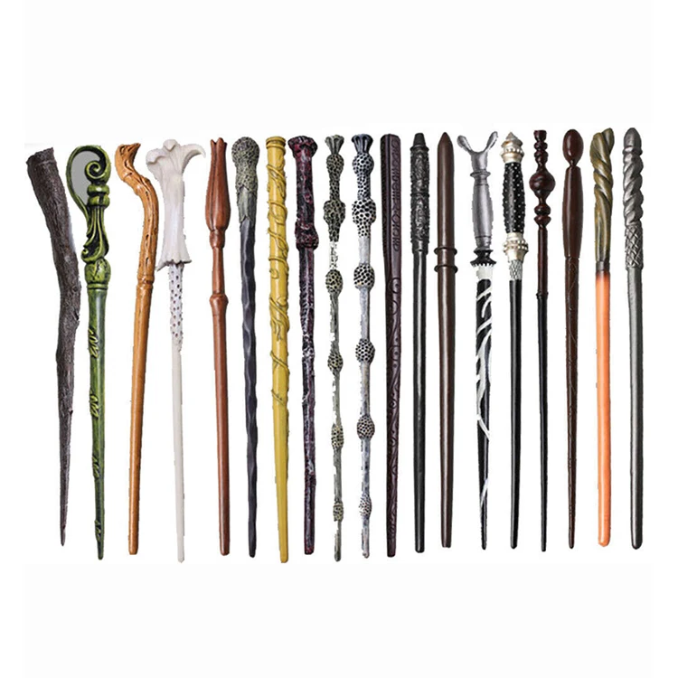 2022 Agreat Cosplay Toys Complete Set Metal Core Hermione Ron Magic Wands Cosplay For Kids Adults With Boxes Magic Wander