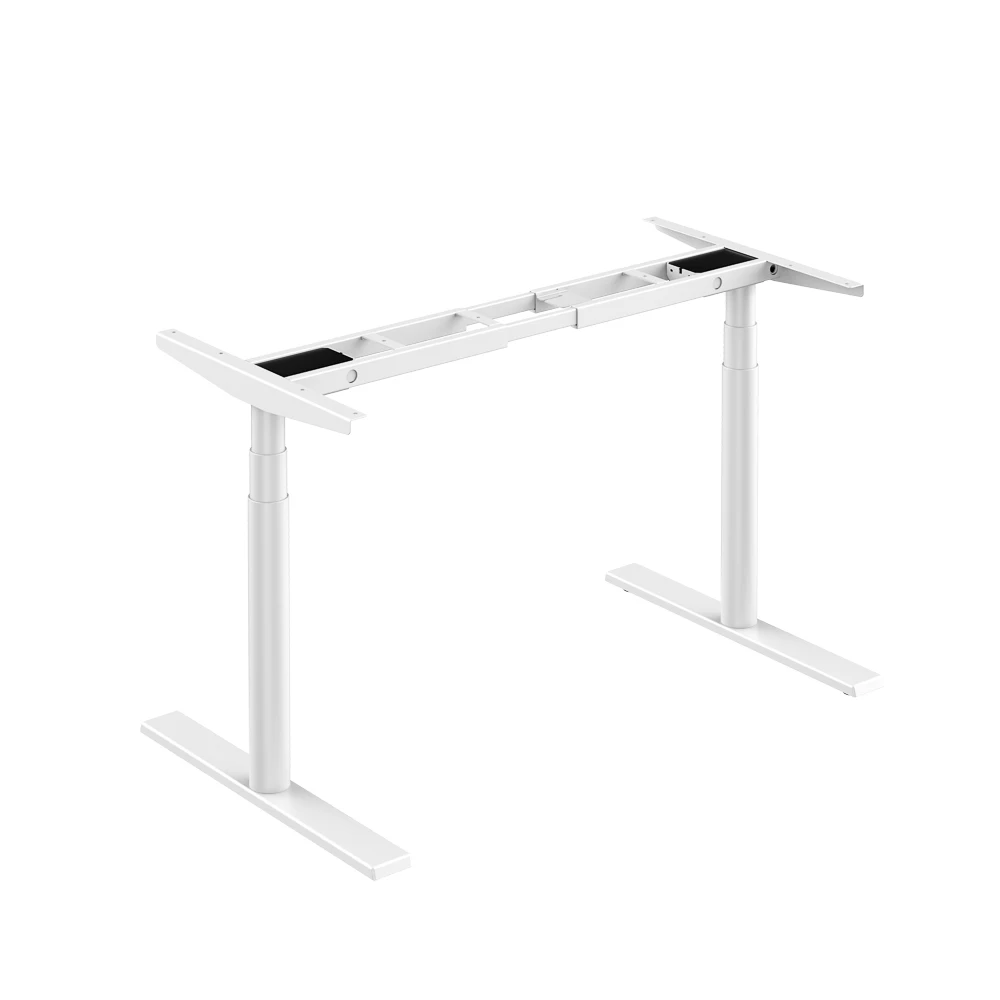 JIECANG two round adjustable table legs wholesale dual motor metal standing desk frame