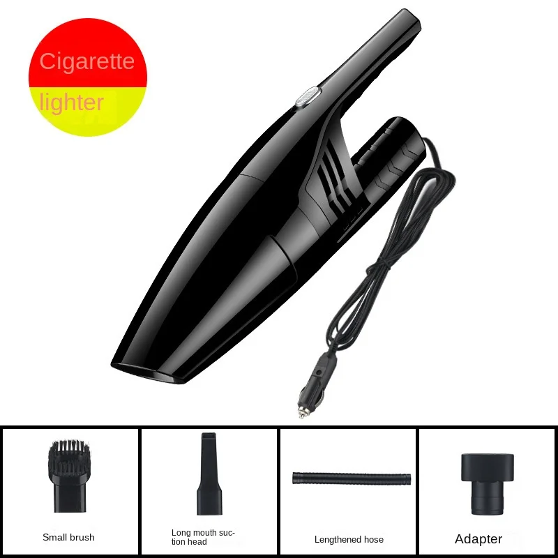 Wireless Cigarette Lighter High-power Strong Suction Hepa Filter Portable Car Vaccum Cleaner For Car