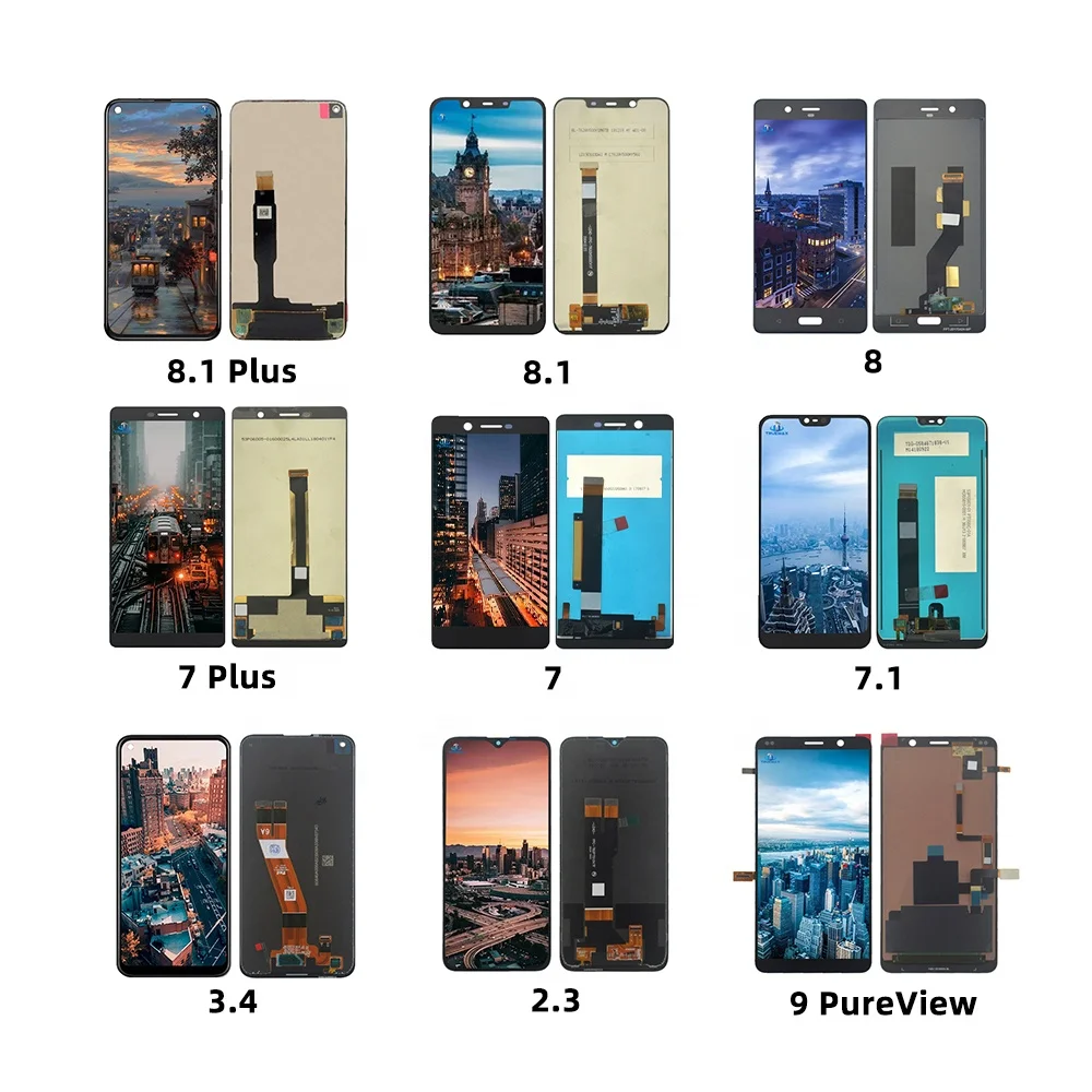 ЖК-дисплей для Nokia X5 X6 X7, дисплей с сенсорным экраном и дигитайзером в сборе для Nokia X10, X20, X30 LCD