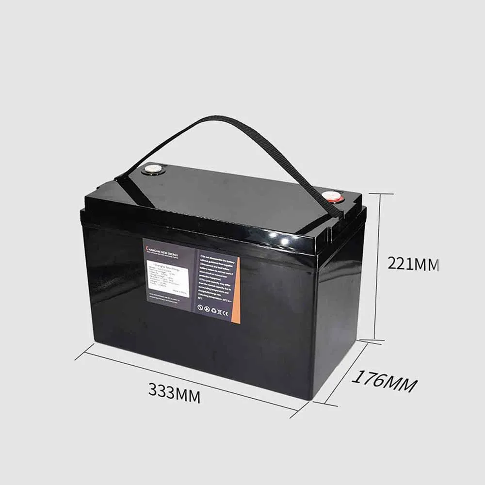 12V24V высокой емкости 200AH литий-железо-фосфат приводит к литиевым RV наружным литий-ионным аккумуляторам 100 ah