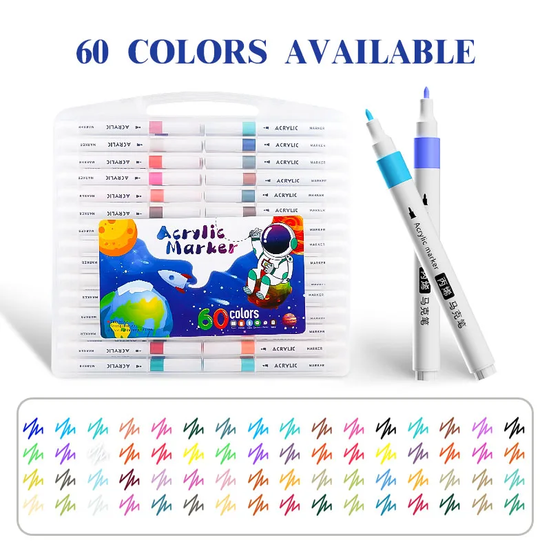 China marker acrylic markers custom branded quick dry Custom logo long lasting 5mm acrylic permanent marker paint pens