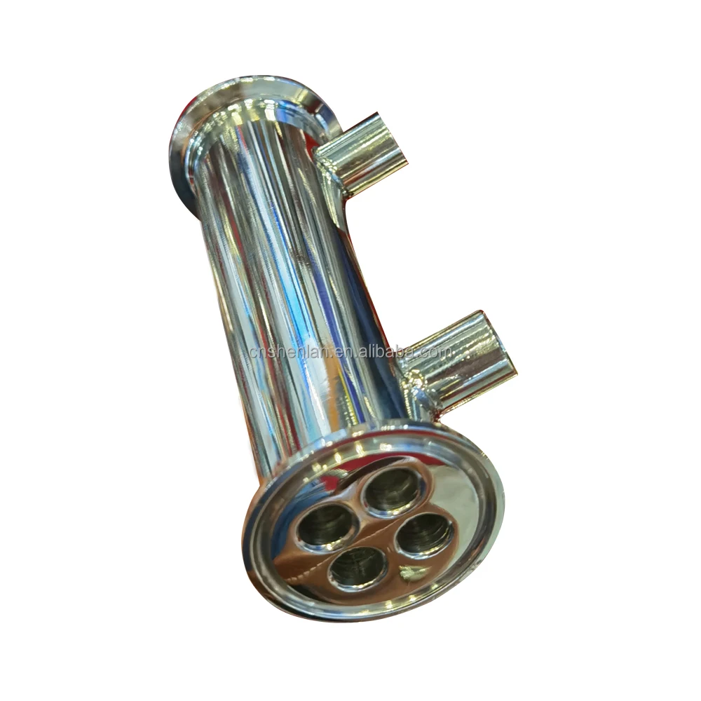 Stainless steel Jacketed Heat Exchanger Tube 2in 3in 4in tri clamp Condenser