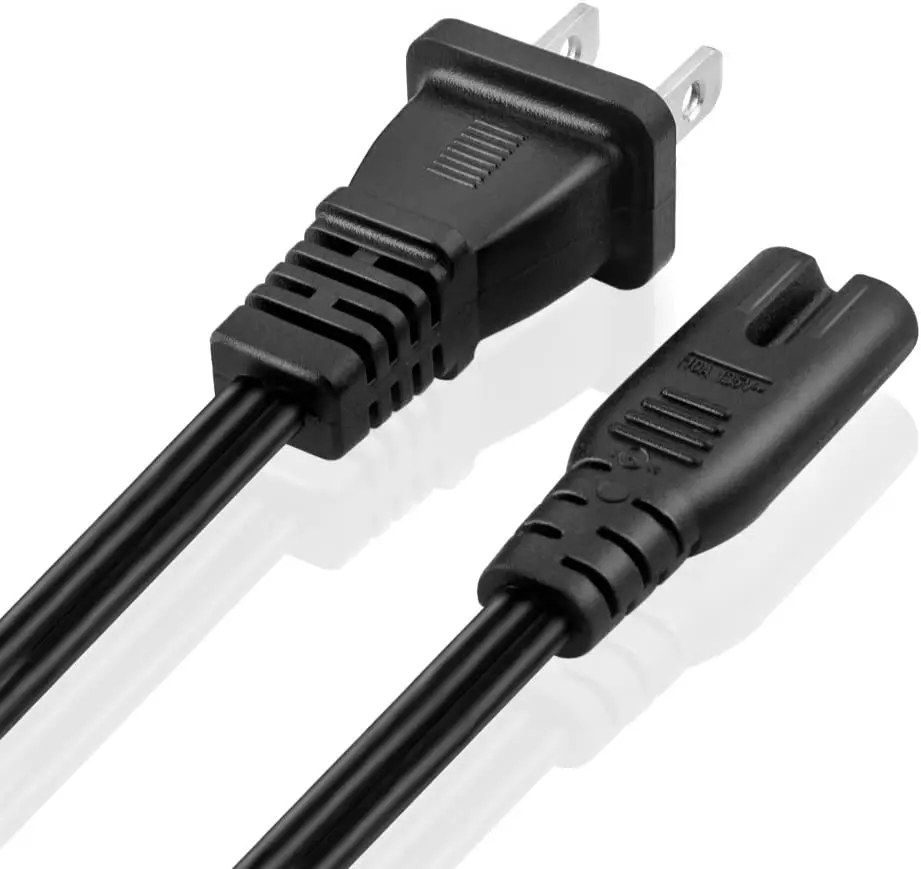8FT/2,5 метр Нема 1-15р для IEC320 C7 шнур питания, IEC C7 к Нема 1-15р кабель питания, SJTW 18AWG 2C США 2-зубец штекерным IEC C7 шнур