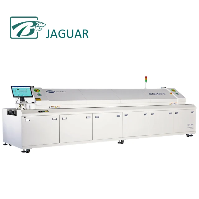 Reliable Low Maintenance 8 Heating Zone 2 Cooling Zone Lead-free Reflow Oven