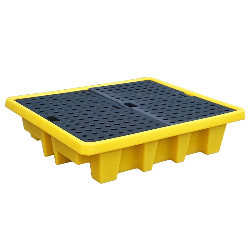 China factories ibc spill pallet chemical hdpe oil detachable pallets storage nestable spill tray pallets price