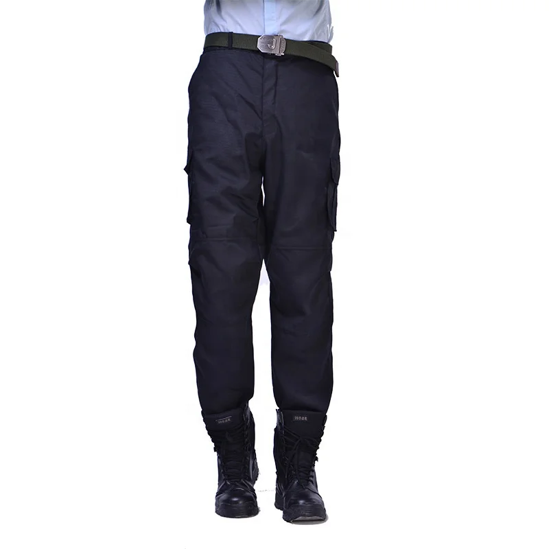 Newest Styli Customized Policeman Work Wear Security Guard Uniform Pants with Pockets