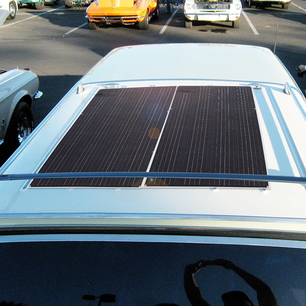 Solarparts Customized Semi-flexible Solar Panels Portable Solar Generator for Marine Boat/ RV