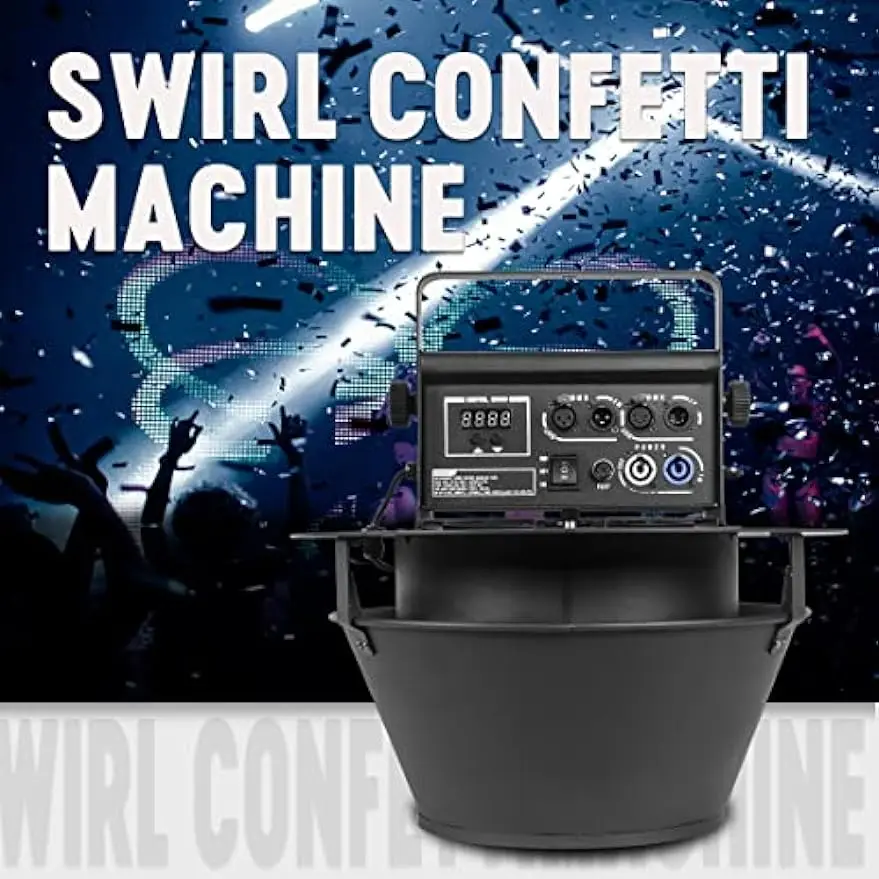 Hot Sale Topflashstar Confetti Machine Stage Hang Up DMX Remote Create Stage Atmosphere Confetti Machine Electric