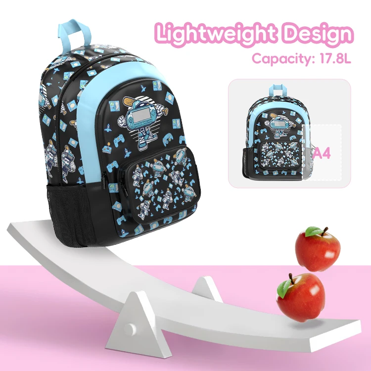 Custom Large Capacity Boys Kid Book Children Backpack School Bag For Students