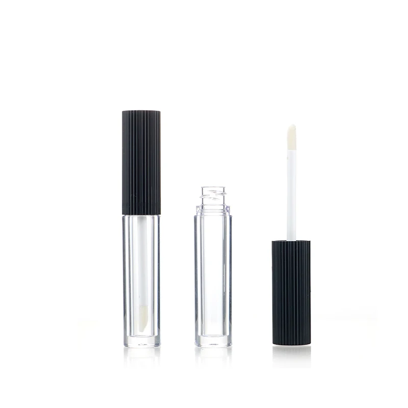 ZP63367D Fancy Cute Hot wholesale custom logo 2.2ml empty beautiful lip gloss tube with wands and brush for liquid