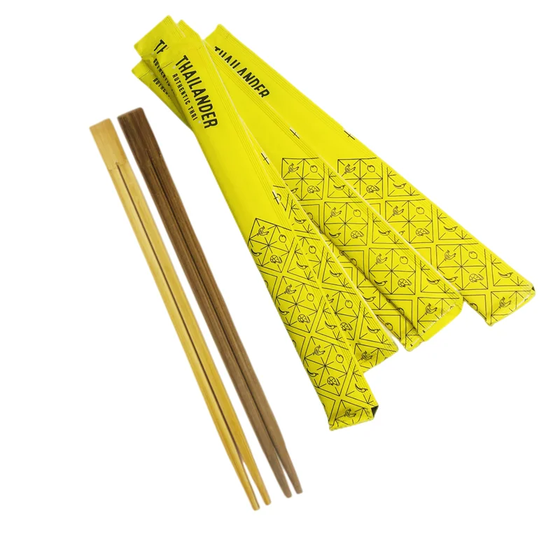 New Style High Quality China  Twin Disposable Bamboo Chopstick Printing