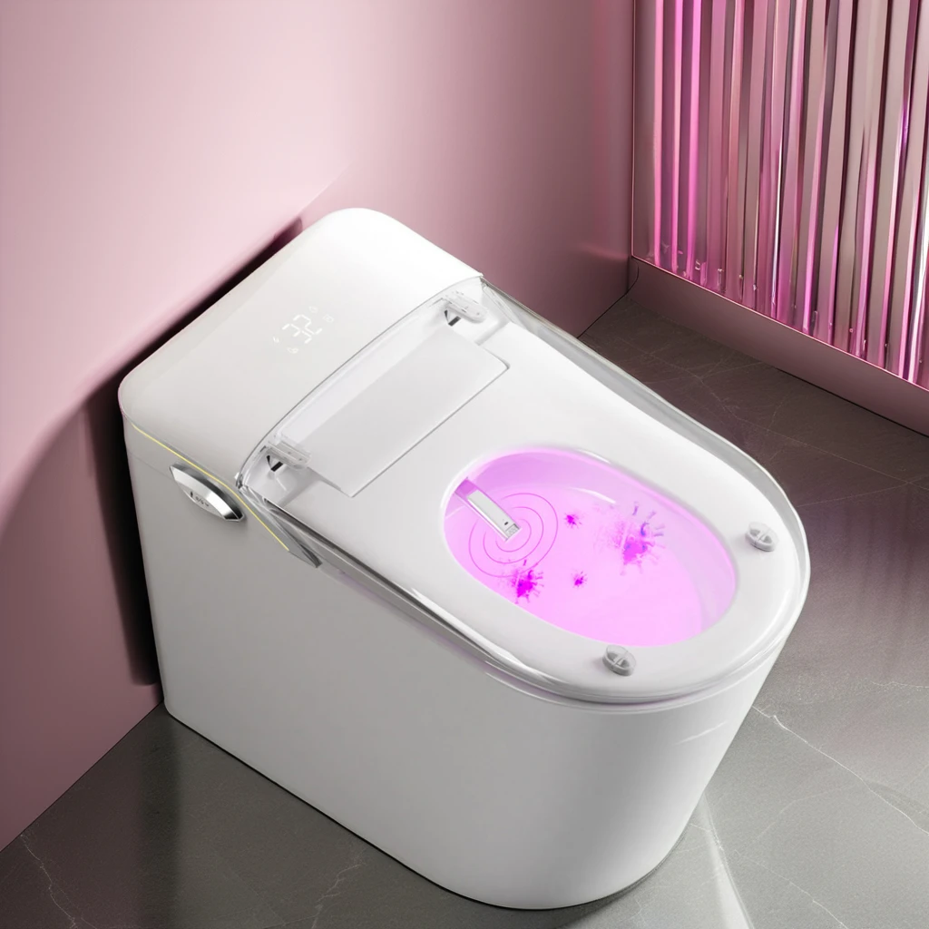 New Design Ceramic Smart Toilet Bowl Intelligent WC Bidet Sanitary Ware Automatic Bathroom Smart Toilet
