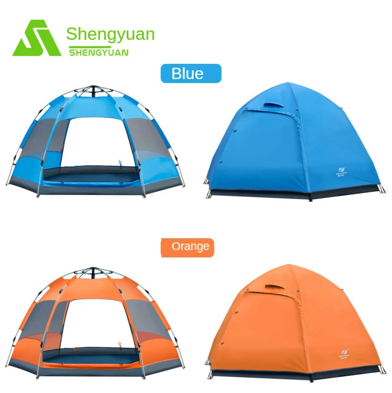 20D Nylon Ultralight Waterproof 2 Person Trekking Pole Tent for Camping Hiking Trekking Backpacking Man Top Style Fabric
