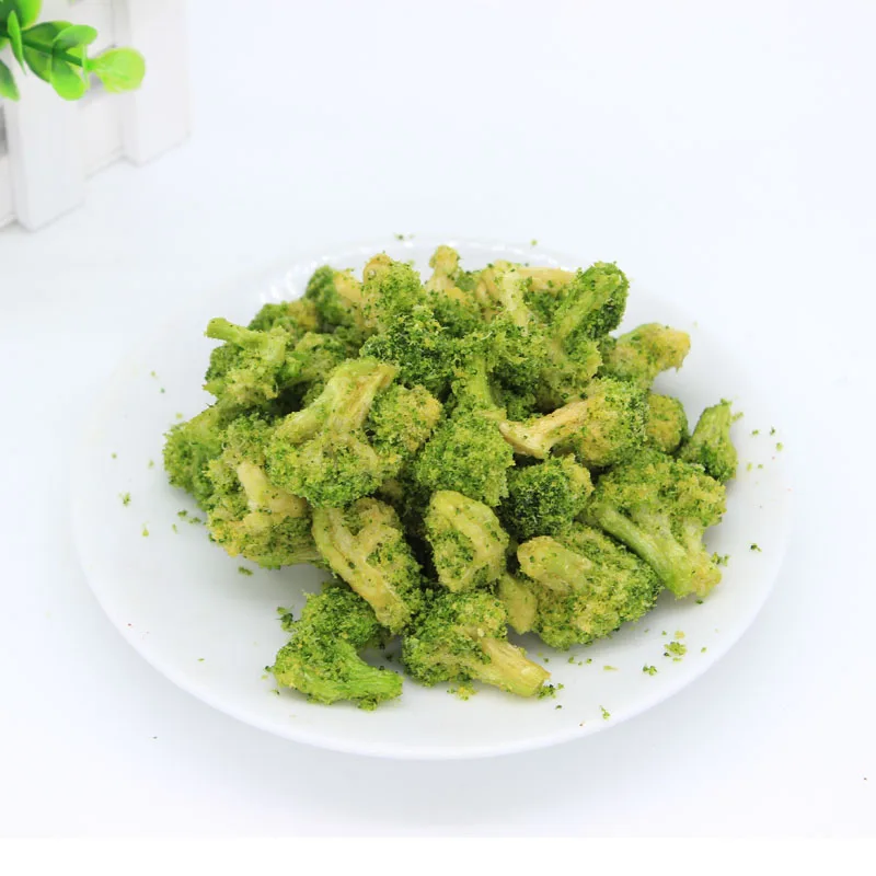 Dubai USA top sales daily snacks wholesales health crispy chips Vacuum Fried bulk broccoli