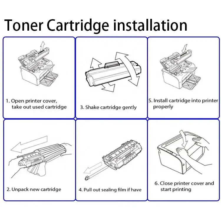 for HP 508A Toner Cartridge for HP LaserJet M577 M553 Laser Printer CF360A CF361A CF362A CF363A 508A Compatible Toner Cartridges