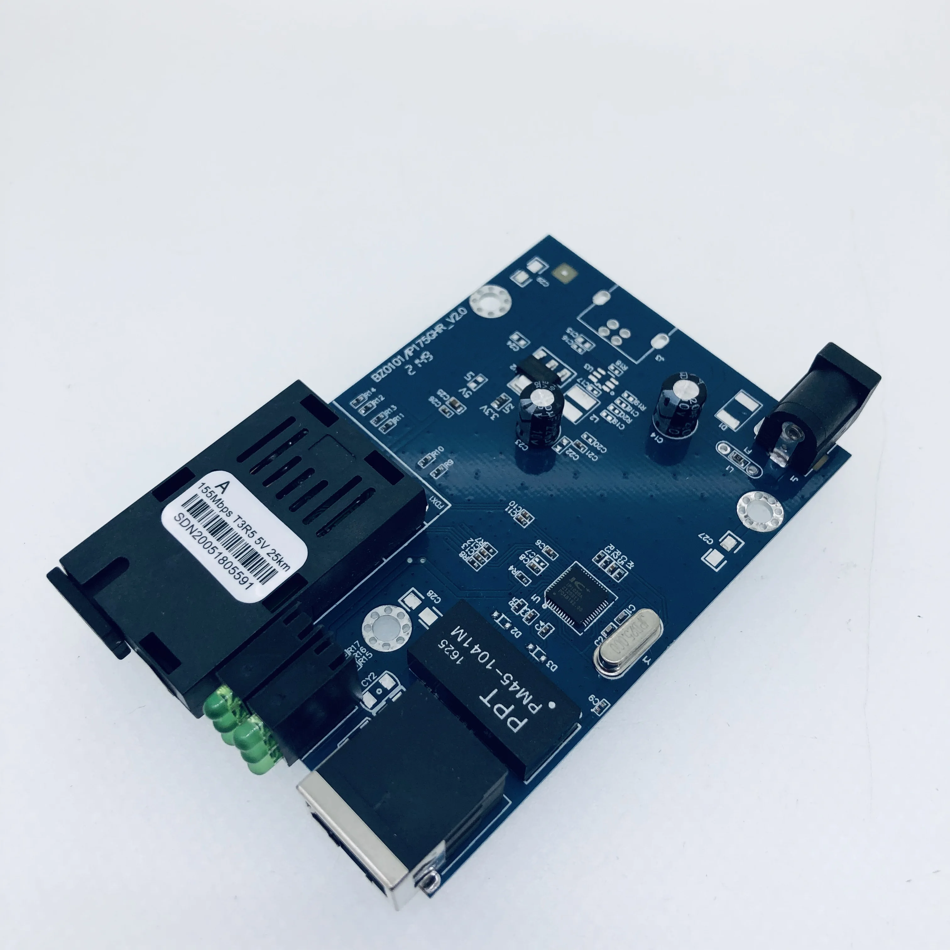 RTXMC Fiber Media Converter Singlemode Single Fiber 10/100m 25km 1 Rj45 1 Sc Connector Optical Media Converter Pcba Board A Pair
