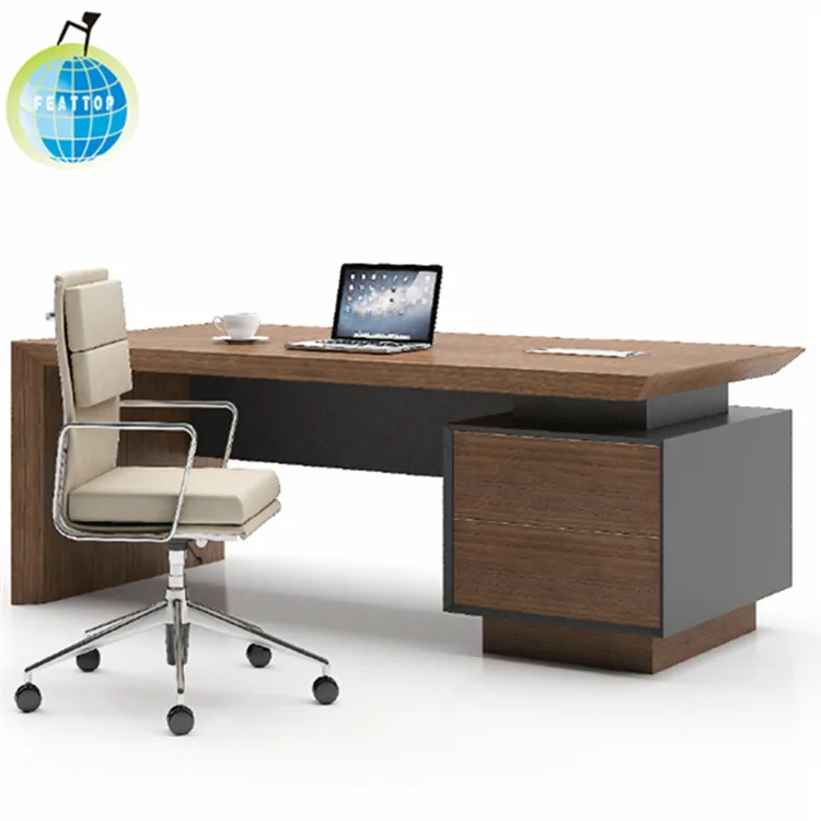 Office Table And Chair Combination Simple And Modern Wood Computer Desk Workstation