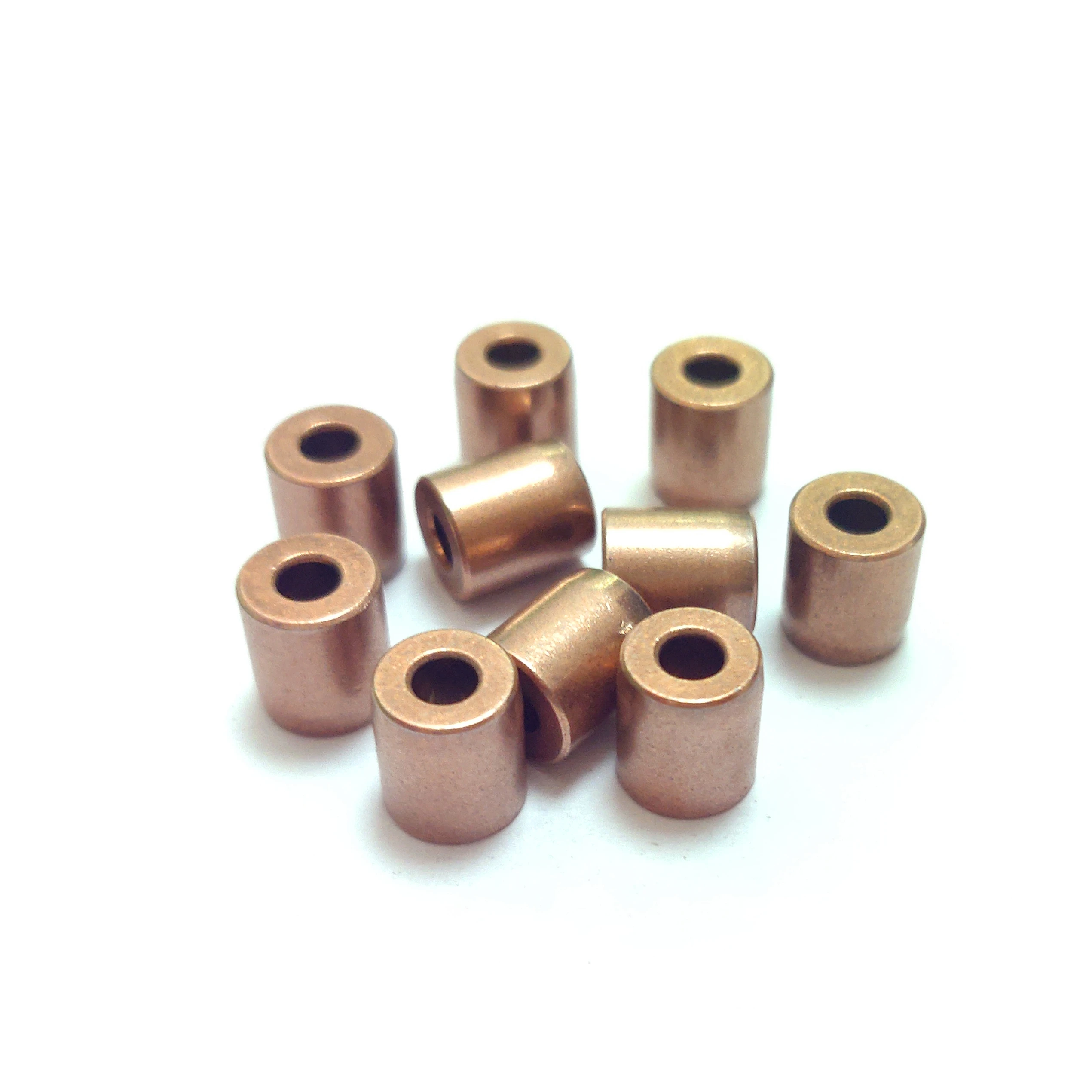China factory Customized  powder metallurgy gear bronze steel  oil-impregnated sleeve bushing bearing sleeve