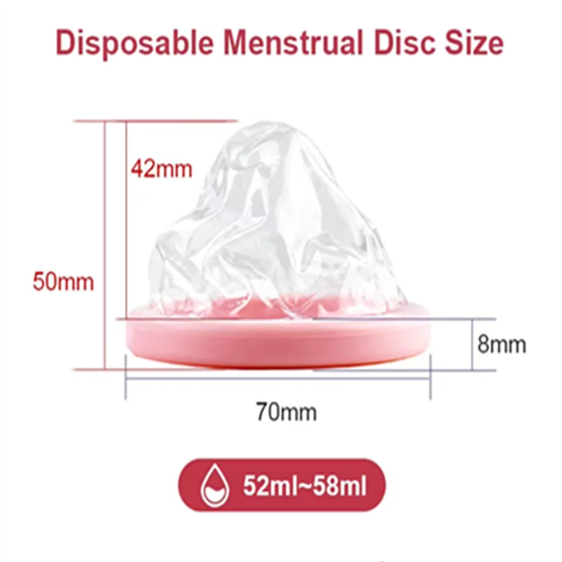 Disposable Menstrual Disc Menstrual Cup Menstruel 100% Silicone Sterilizer Period Cup Disk