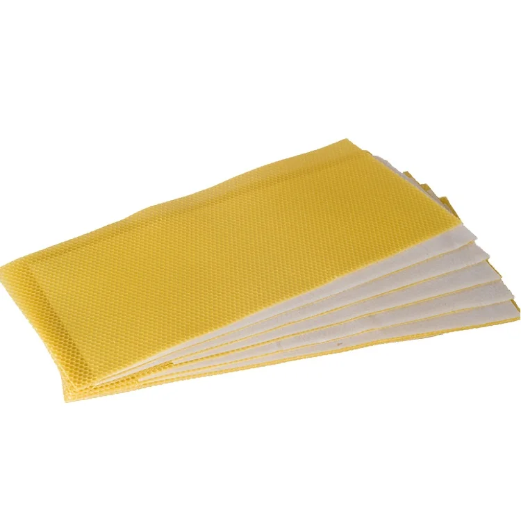 Beekeeping bee wax foundation beeswax sheets wholesale