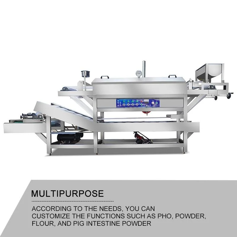 Good Performance Machine For Making Liangpi Rice Noodle Steamed Vermicelli Roll