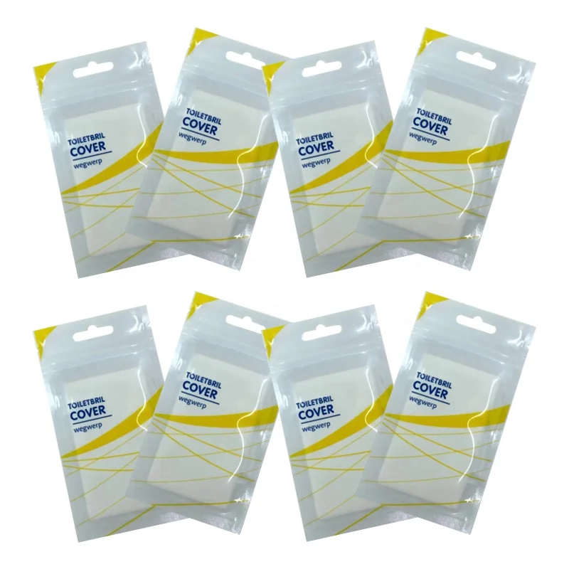 Travel pack disposable toilet seat pads 380*460mm toilet seat paper pad