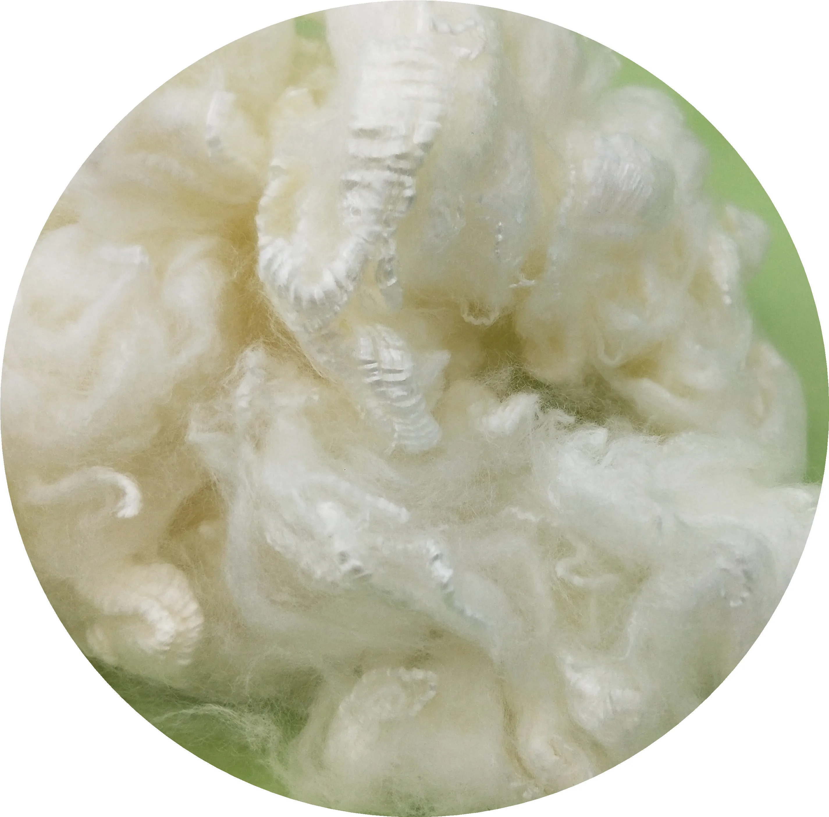 Необработанное акриловое штапельное волокно