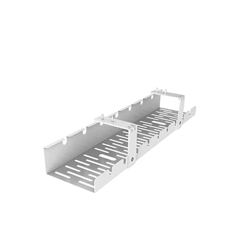 CHICON Under Desk Cable Management Tray No Drill - Under Desk Cable Organizer for Wire Management