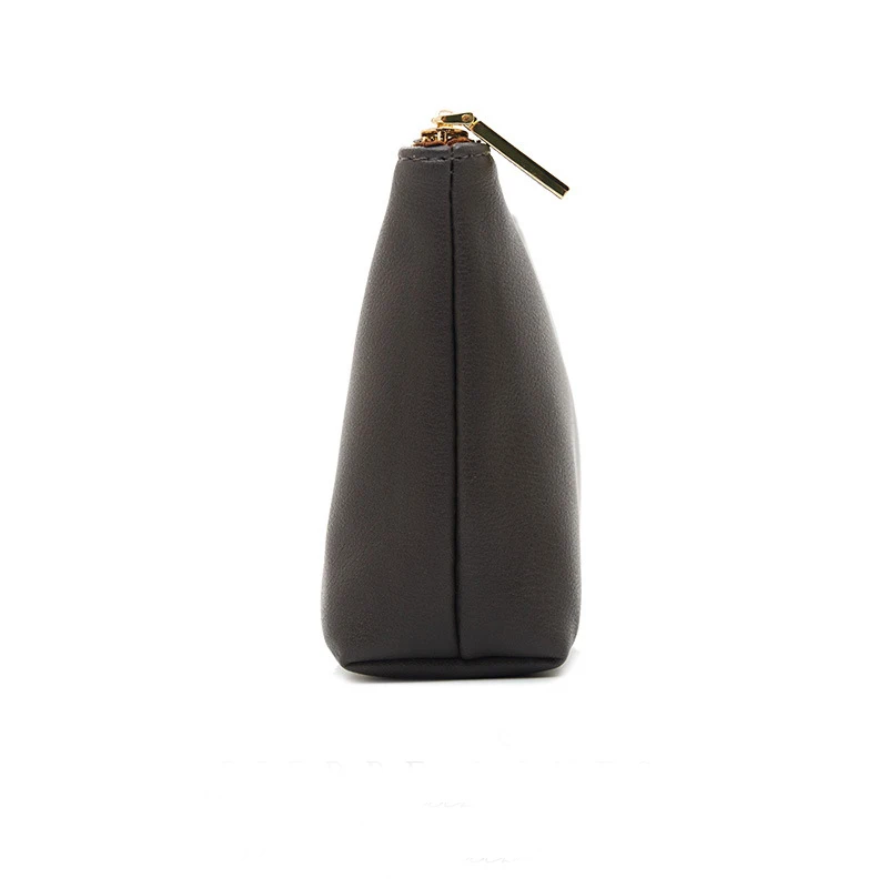 Makeup pouch travel organizer make up brush bag black clutch trousse de maquillage zipper cosmetic bag