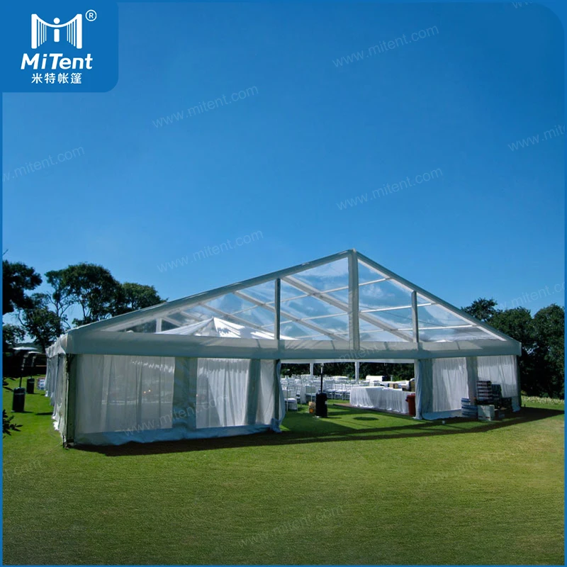 A Frame Luxury Wedding Tent 15x30 Glass Marquee Tent Outdoor Restaurant Tent