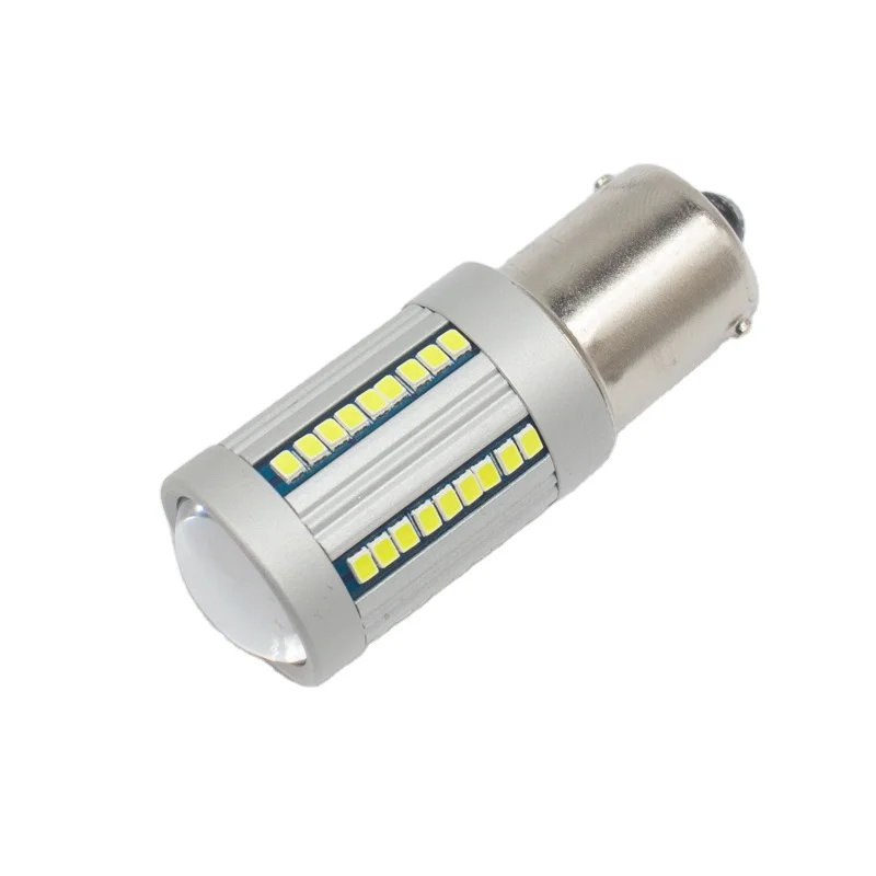 LED 9W 1100LM Light Car Bulb 1156 BA15S 66SMD Led Light Bulb Auto White Led Bulbs Led Tail Lamp1156 Car Led Lighting Bulb