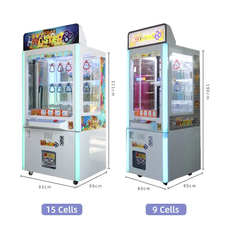 Used Toy Gift Prize Arcade Game Machines Coin Operated Sneaker Key Master Vending Machine