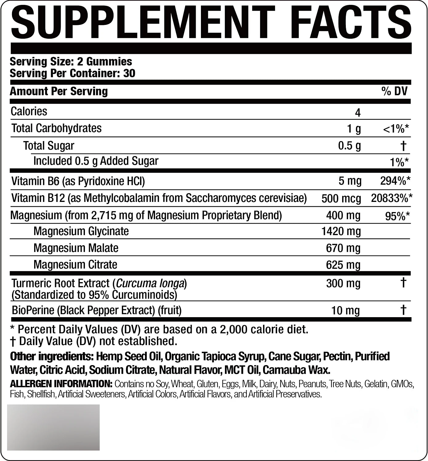OEM цитрат магния Gummies лечебная добавка натуральные Снотворные