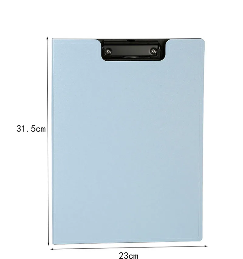 A4 File Folder Clipboard Writing Pad Memo Clip Board Clips Test Paper Storage Organizer School Supplies Office Stationary