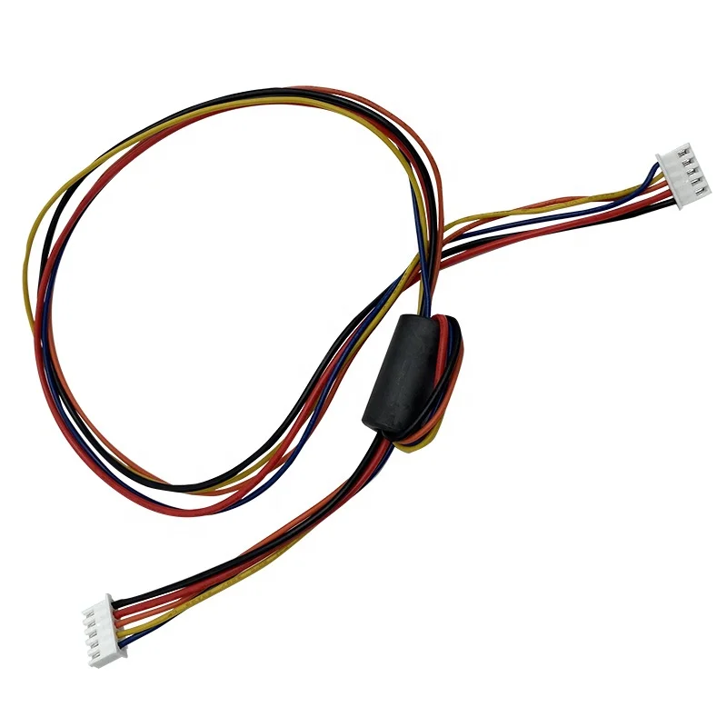 custom cables 22AWG Molex 5Pin connector female to female wire harness with magnetic ring
